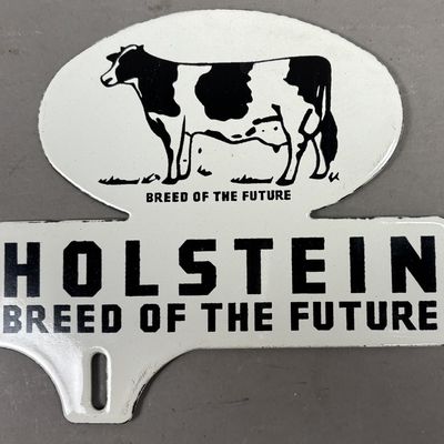 Sale Photo Thumbnail #366: Holstein Breed of the Future Metal Sign Tag