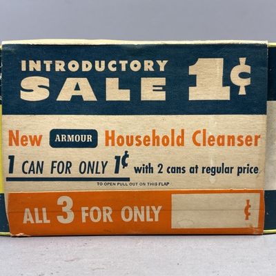 Sale Photo Thumbnail #306: 3 Cans Armour Household Cleanser Brand New
