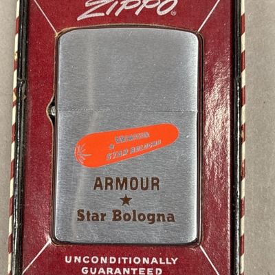 Sale Photo Thumbnail #269: Armour Star Bologna Zippo Lighter