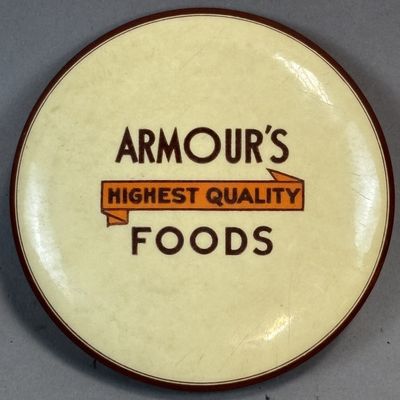 Sale Photo Thumbnail #242: Armour's Highest Quality Foods Advertising Mirror