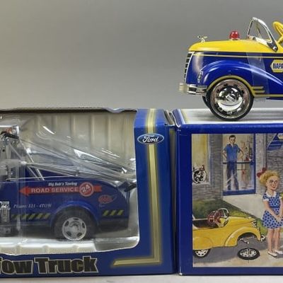 Sale Photo Thumbnail #179: 2 NAPA Die-Cast Tow Truck Wrecker Toy Models
