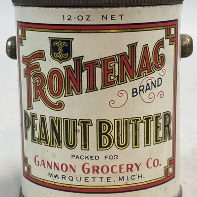 Sale Photo Thumbnail #221: Frontenac 12oz Peanut Butter Tin Marquette MI