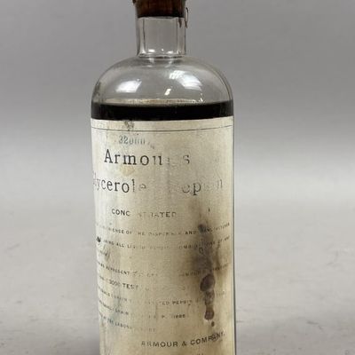 Sale Photo Thumbnail #286: Armour's Glycerole Concentrate Digestive Ferment Unopened Full Bottle