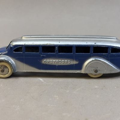 Sale Photo Thumbnail #19: Antique 30s Greyhound Lines Tootsie Toy Metal Bus
