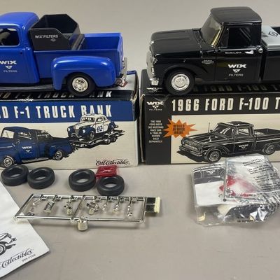 Sale Photo Thumbnail #181: 2 WIX Filters Die-Cast Ford Pickup Coin Banks