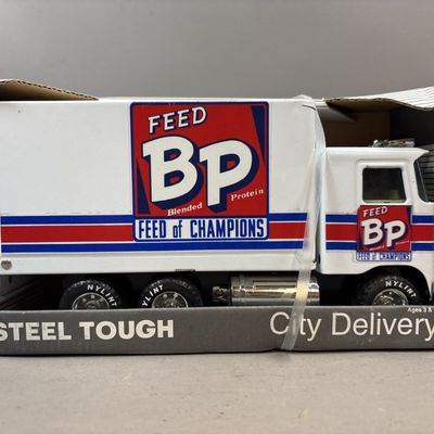 Sale Photo Thumbnail #187: Feed BP Steel Tough City Delivery Toy Truck