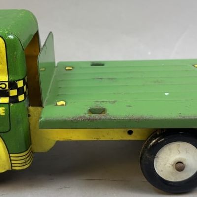 Sale Photo Thumbnail #76: Vintage Wyandotte Pressed Steel Flat Bed Truck