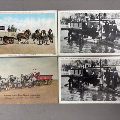 Sale Photo Thumbnail #344: Lot of 4 Post Cards