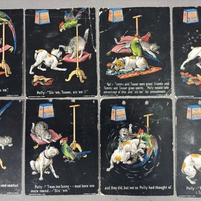 Sale Photo Thumbnail #317: Lot of 8 Armour's Comic Luncheon Beef Cards