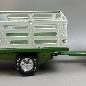 Sale Photo Thumbnail #61: 1970s Nylint Farms Chevy Stake Bed Truck & Trailer