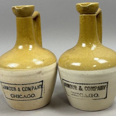 Sale Photo Thumbnail #380: Pair Armour & Company Chicago Vinaigrettes