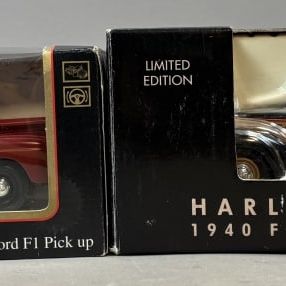 Sale Photo Thumbnail #192: 1940 & 48 Die Cast Ford Pickup Trucks
