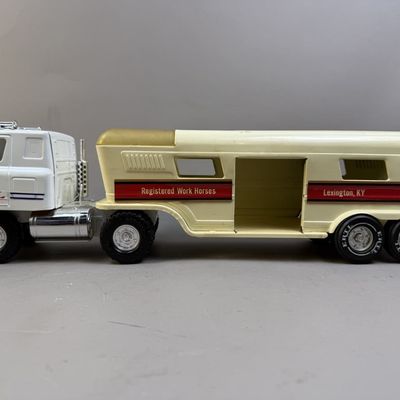 Sale Photo Thumbnail #45: Ertl Registered Work Iron Horses Truck & Trailer