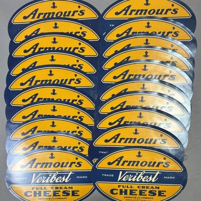Sale Photo Thumbnail #314: Lot of 20 Armour's Cream Cheese Paper Advertising