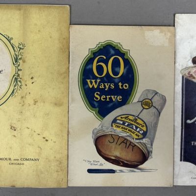 Sale Photo Thumbnail #326: Lot of 3 Armour's Ham Recipe Books