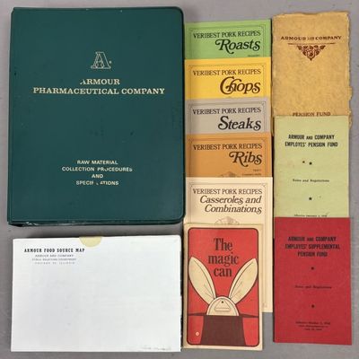 Sale Photo Thumbnail #415: 12 Armour Recipes, Pension Books & Advertising