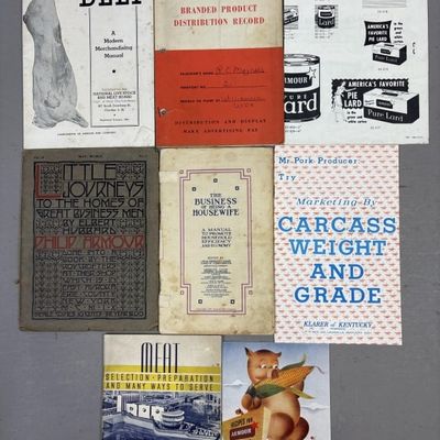 Sale Photo Thumbnail #323: Lot 8 Beef Ham Meat Processing Food Manuals