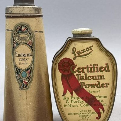 Sale Photo Thumbnail #251: Pair Luxor Talcum Powder Full