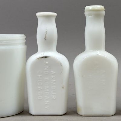 Sale Photo Thumbnail #334: Lot of 4 Armour and Company Porcelain Bottles