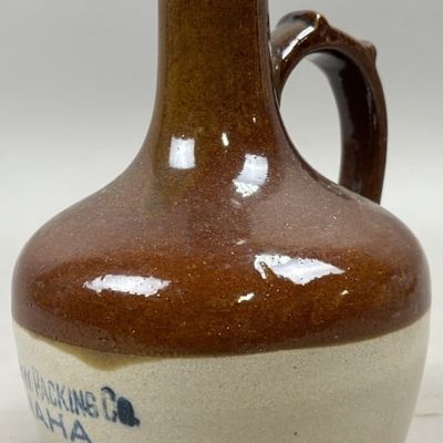 Sale Photo Thumbnail #396: The Cudahy Packing Co Omaha Stoneware Pitcher