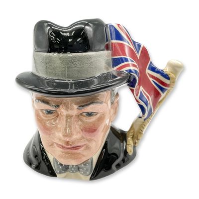 Sale Photo Thumbnail #45: Sir Winston Churchill D6849 Small Doulton Character Jug