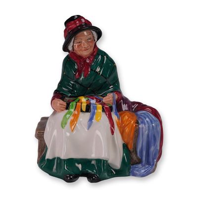 Sale Photo Thumbnail #173: Royal Doulton Figurine, Silks and Ribbons HN2017