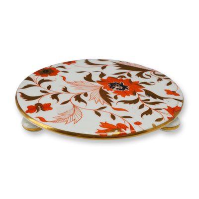 Sale Photo Thumbnail #105: Wedgwood Bone China Imari Style Cake Stand, circa 1880