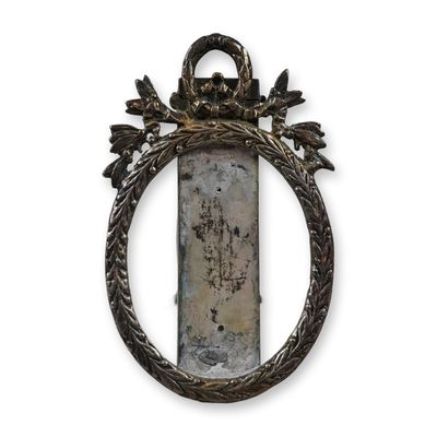 Sale Photo Thumbnail #459: Miniature Neoclassical Style 800 Silver Easel Photo Frame
