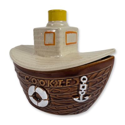 Sale Photo Thumbnail #295: McCoy Ceramic Tugboat Cookie Jar