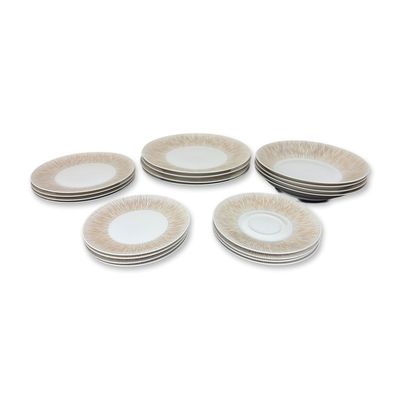Sale Photo Thumbnail #286: 20pc Rosenthal Goldstrahlen Porcelain Dinnerware Set, Service for 4