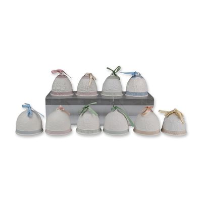 Sale Photo Thumbnail #169: 10pc Lladro Bisque Porcelain Christmas and Seasonal Bells