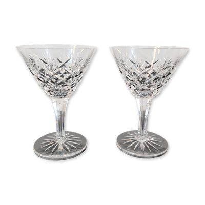 Sale Photo Thumbnail #69: Pair of Crystal Wine Glasses