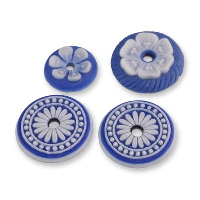 Sale Photo Thumbnail #151: Group of Four Jasperware-Style Medallions