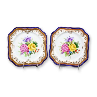 Sale Photo Thumbnail #127: Noritake Hand-Painted Floral Porcelain Cabinet Plates