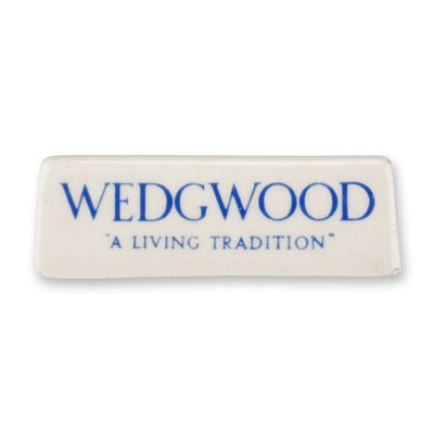 Sale Photo Thumbnail #422: Wedgwood Porcelain Retailer Shop Display Plaque