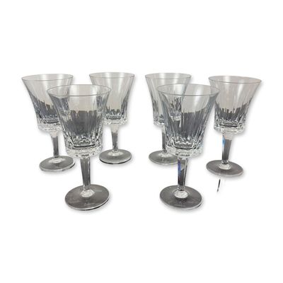 Sale Photo Thumbnail #227: Set of Six Gorham Richelieu-Rondo Crystal Wine Glasses