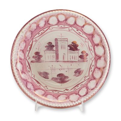 Sale Photo Thumbnail #259: Wedgwood English Pink Lustreware Bowl