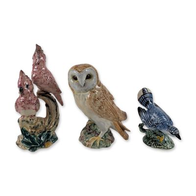 Sale Photo Thumbnail #325: 3pc Beswick and Stangl Ceramic Bird Figurines