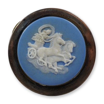 Sale Photo Thumbnail #452: Wedgwood Sterling Silver and Jasperware Medallion