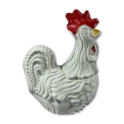 Sale Photo Thumbnail #444: McCoy Pottery Ceramic Rooster Lidded Cookie Jar