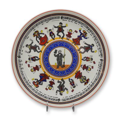 Sale Photo Thumbnail #264: Wedgwood Pearl Binder The Pearly Kings and Queens of London Plate