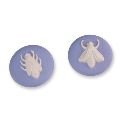 Sale Photo Thumbnail #239: Pair of Jasperware Style Ceramic Insect Cameos