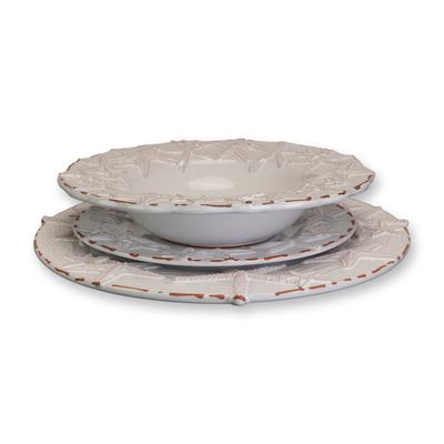 Sale Photo Thumbnail #432: Mud Pie Starfish Three-Piece Place Setting