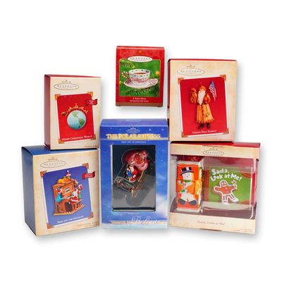 Sale Photo Thumbnail #204: 6pc Hallmark Keepsake Christmas Ornaments