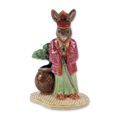 Sale Photo Thumbnail #33: Royal Doulton Samurai Bunnykins DB 280 A 2 Rare Color Variation Limited Edition