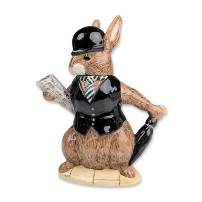 Sale Photo Thumbnail #176: Royal Doulton Bunnykins City Gent London Figural Teapot