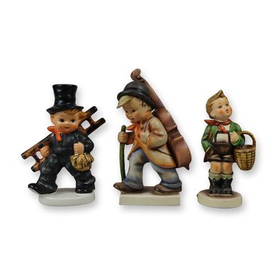 Sale Photo Thumbnail #54: 3pc Goebel Hummel Porcelain Figurines