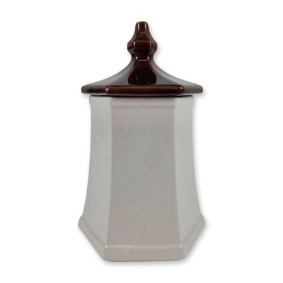 Sale Photo Thumbnail #146: McCoy Pagoda Sunflower Ceramic Canister