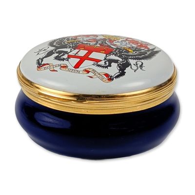 Sale Photo Thumbnail #301: Crummles English Enamel London Stock Exchange Ring Box