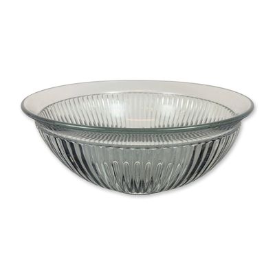 Sale Photo Thumbnail #133: Sculpted Clear Ribbed Bowl